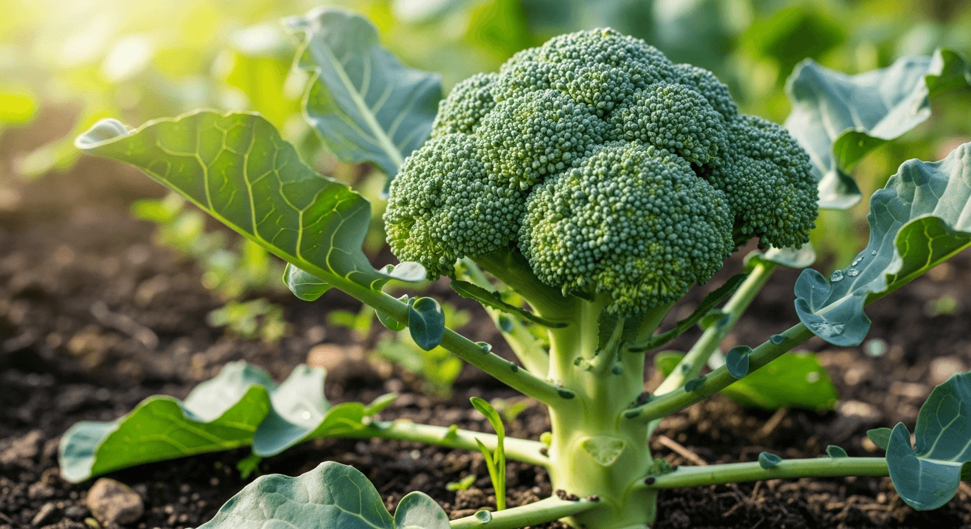 Свежая брокколи в саду – как вырастить брокколи дома.