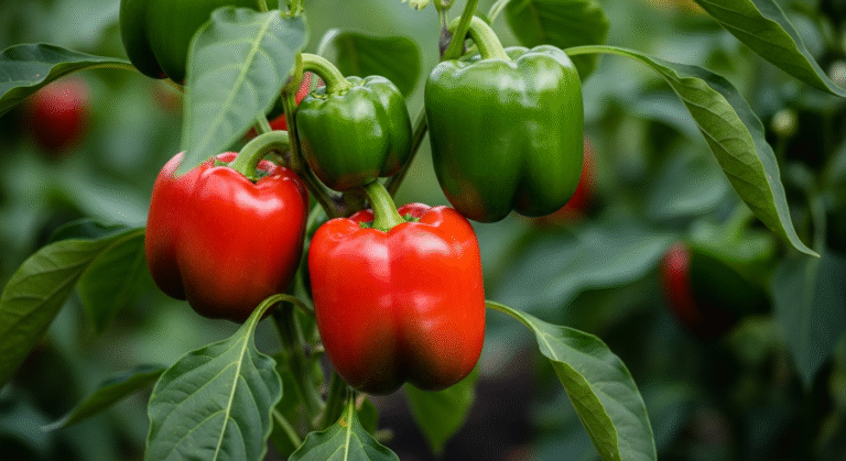 Здоровый сладкий перец без признаков болезней.