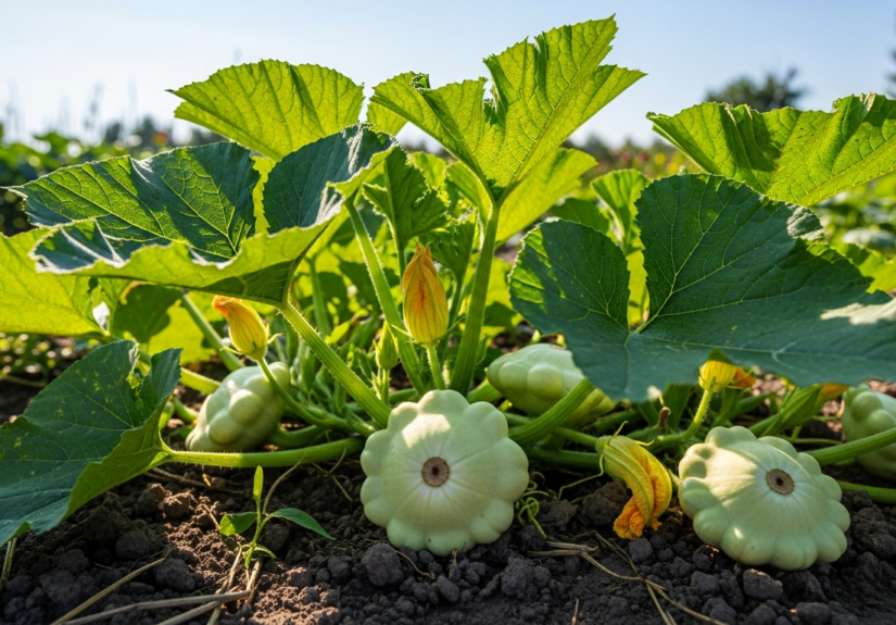 Выращивание патиссонов в открытом грунте на солнечной грядке